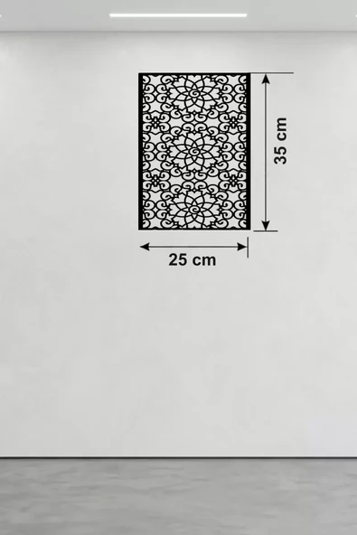 Selçuklu Yıldızı Temalı Ahşap Duvar Tablosu - 25x35 cm Lazer Kesim Dekoratif Pano ürün görseli 1