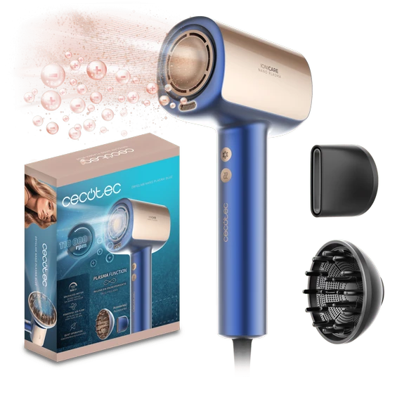 Dryglam Nano Plasma Blue Saç Kurutma Makinesi | İyonik Fön Makinesi ürün görseli 1