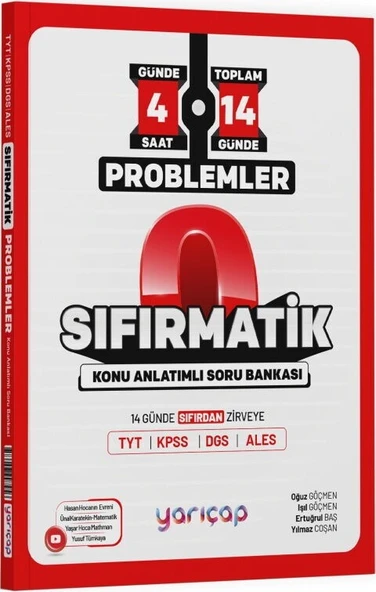 TYT Problemler Sıfırmatik Konu Anlatımı Soru Bankası YarıÇap Yayınları ürün görseli 1