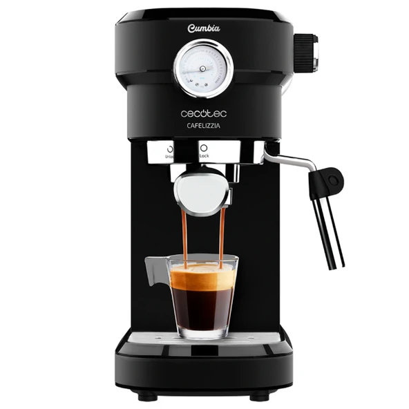 Cafelizzia 790 Black Pro Espresso Makinesi Güçlü 20 Bar Basınç Hızlı Köpürtme Kahve Deneyimi ürün görseli 1