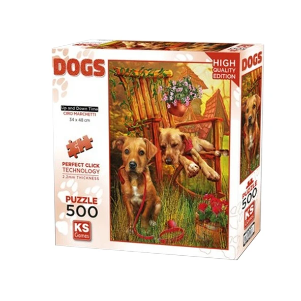 20067 Up And Down Time 500 Parça Puzzle -KS Puzzle ürün görseli 1