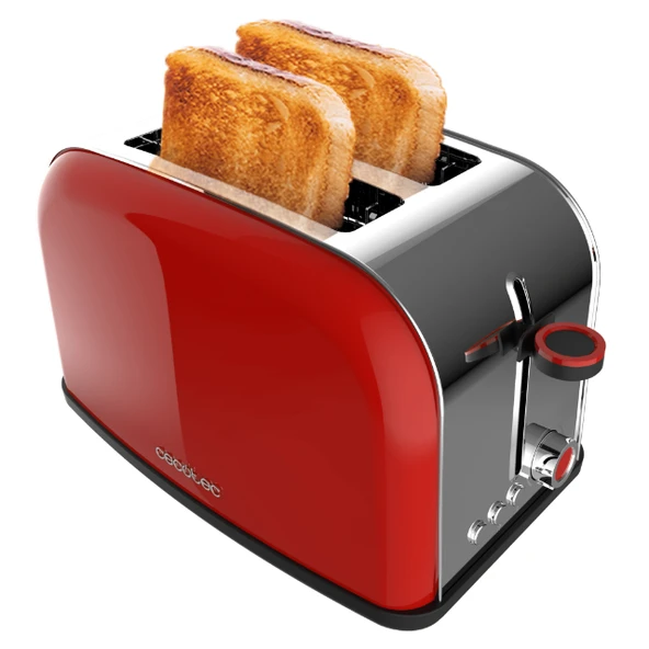 Toastin Time 850 Red Lite Ekmek Kızartma Makinesi Hızlı Çift Dilim Tost Makinesi ürün görseli 1