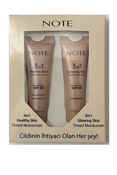 NOTE 3in1 Healthy Skin + 3in1 Glowing Skin  Set (12 ml x 2) ürün görseli 1