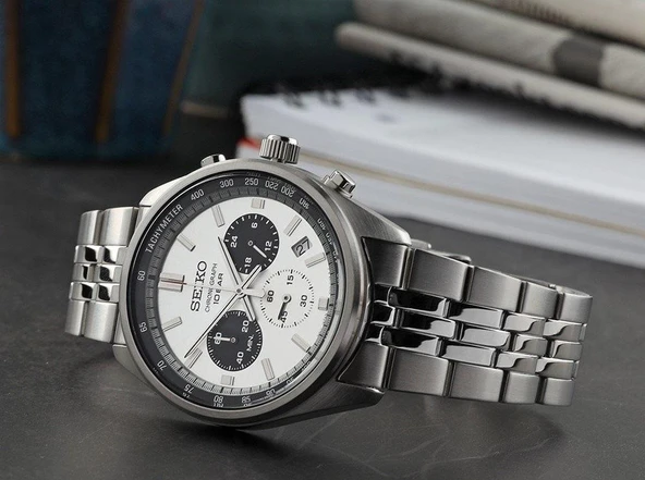 Seiko Chronograph SSB425P1 Erkek Kol Saati - Resim 5