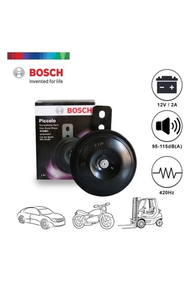 Motosiklet 12 Volt Disk Korna 95-115 Db 0 986 Ah0 712 ürün görseli 1