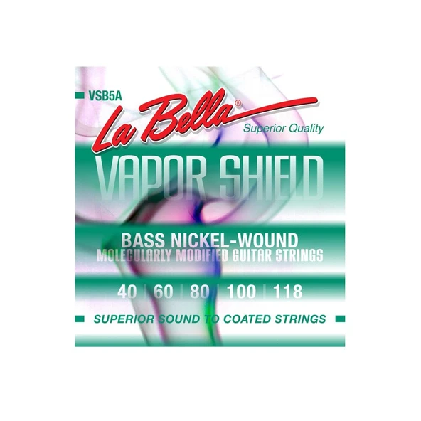 Gitar Aksesuar Bas 5 Telli Labella Vapor Shield LB-VSB5A ürün görseli 1