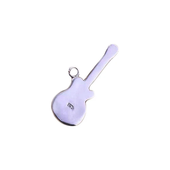 Hediyelik Gitar Kolye Ucu Gümüş GKU ürün görseli 1
