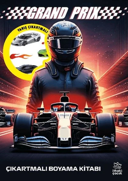 Grand Prix Çıkartmalı Boyama Kitabı ürün görseli 1