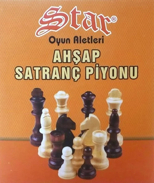STAR SATRANC PIYONU AHSAP NO 3 ürün görseli 1