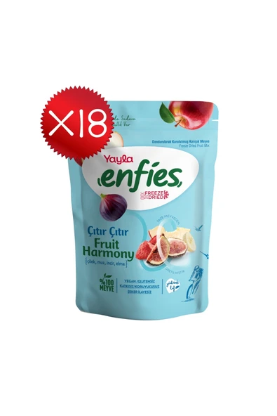 Yayla Enfies Freeze Dried Fruit Harmony 15 g x 18 Adet ürün görseli 1