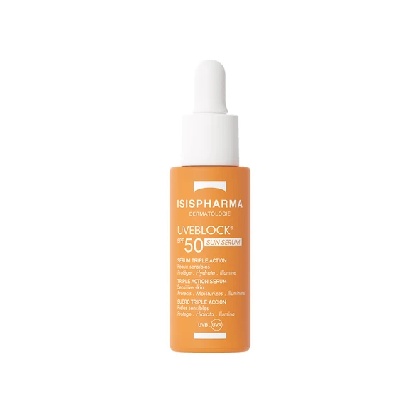 Isis Pharma Uveblock Triple Action SPF50+ Sun Güneş Koruyucu Serum 28 ml ürün görseli 1