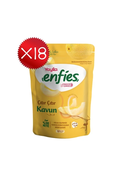 Yayla Enfies Freeze Dried Kavun 15 g x 18 Adet ürün görseli 1