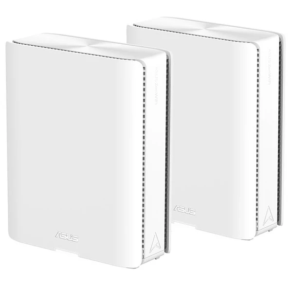 ASUS ZENWIFI BQ16 BE25000 WIFI7 QUAD BAND KABLOSUZ MESH SISTEMI (BEYAZ IKILI PAKET) ürün görseli 1