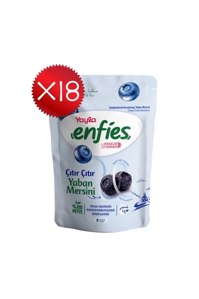 Yayla Enfies Freeze Dried Yaban Mersini 15 g x 18 Adet ürün görseli 1