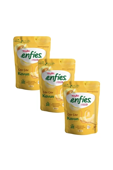Yayla Enfies Freeze Dried Kavun 15 g x 3 Adet ürün görseli 1