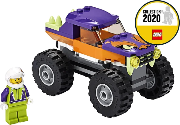 LEGO 60251 City Canavar Kamyonet - Resim 3
