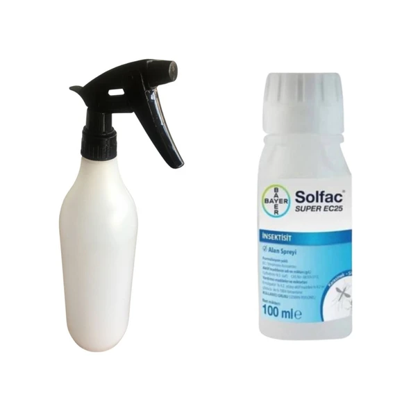 Tüm Haşereler İçin Solfac Superec25 100 ML /1 L Fısfıs 1. Kalite ürün görseli 1