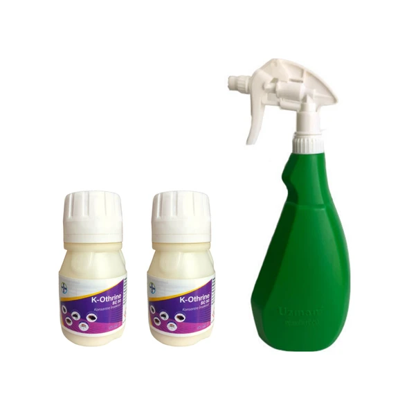 Bayer K-Othrine SC 50 Genel Haşere 2 x 50 ML + Pompası 1 L ürün görseli 1