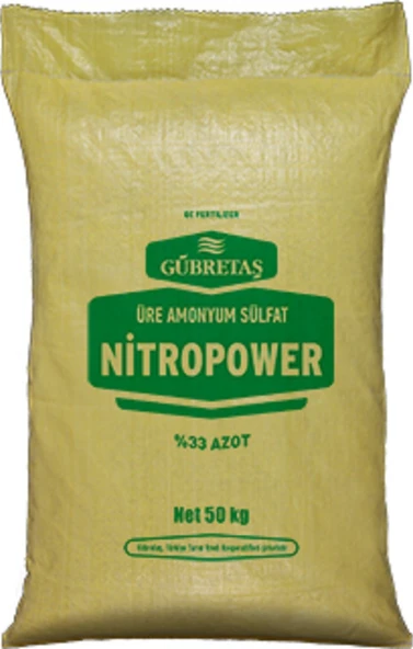 Gübretaş Nitropower 33 Üre Amonyum Sulfat Kükürt Azot Gübre 50 KG ürün görseli 1