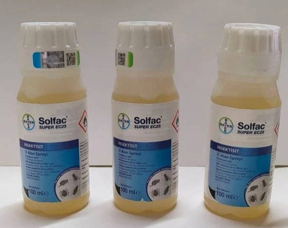 Bayer Solfac 25 EC Haşere 3 x 100 ML ürün görseli 1