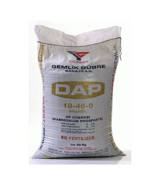 GeMLik Diamonyum Fosfat (Dap) 50 KG. Fosfor Ve Azot Gübresi ürün görseli 1