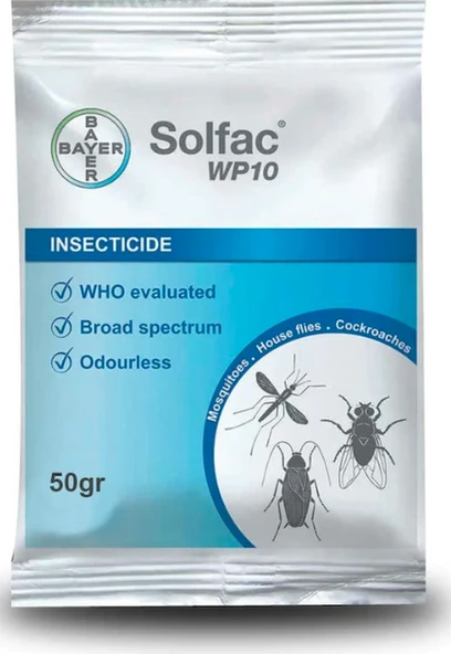 Bayer Solfac WP 10 Genel Haşere 50 G + Pompası 1 L ürün görseli 1
