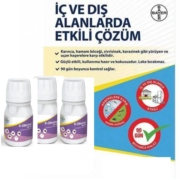 Tahta Kurusu,hamam Böceği Haşere Öldürücü.envu 50ml.x 3 Adet ürün görseli 1