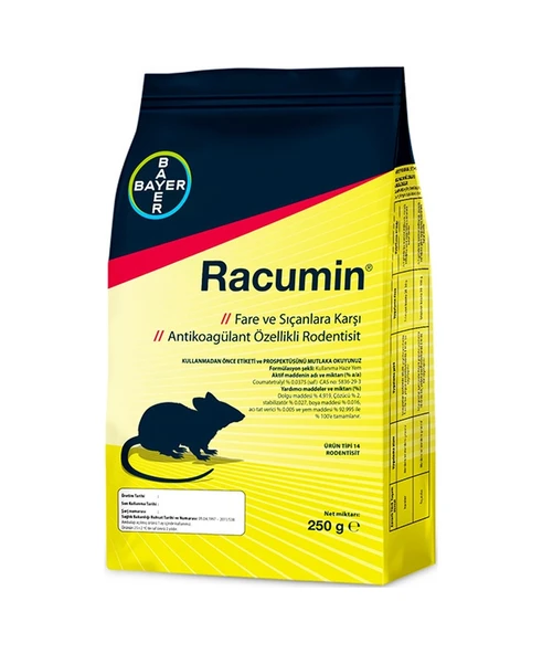 Bayer Racumin Buğday Fare Yemi 250 G ürün görseli 1