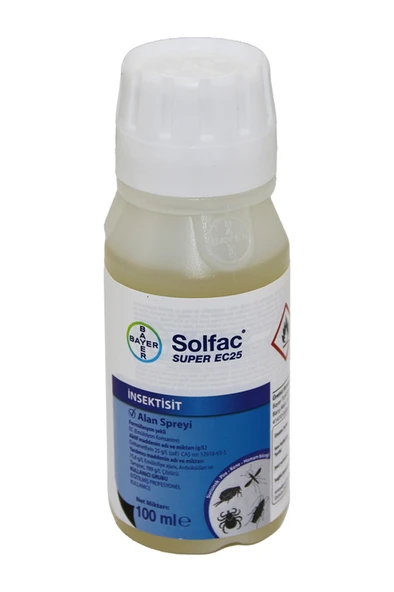 Bayer Super Ec-25 Solfac Intektisit S.sinek Pire Kene H.böcek Ilaç Sivi 100m - Cbt4323-3705 ürün görseli 1