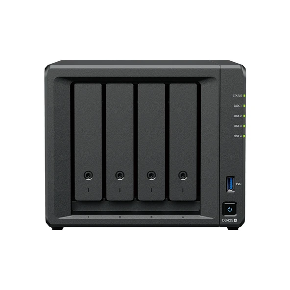 SYNOLOGY 4diskli Celeron QC-2GB RAM-2.5GbE Nas Server DS425 PLUS ürün görseli 1