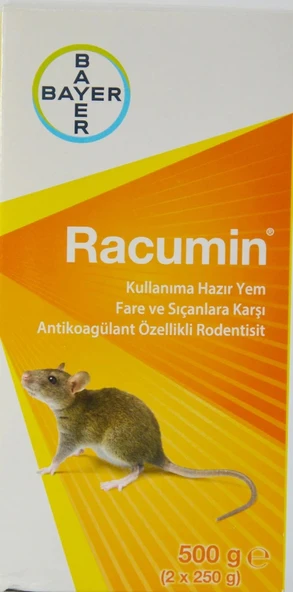 Bayer Racumin Fare Zehiri 2 x 250 G ürün görseli 1
