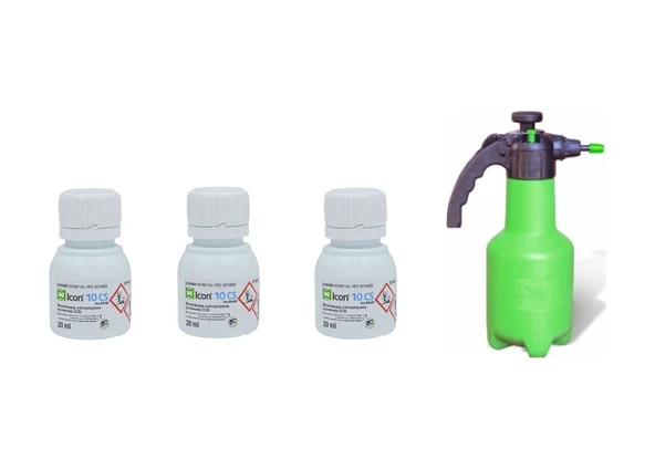 Syngenta Icon 10 CS Genel Haşere 3 x 20 ML + Pompası 1.5 L ürün görseli 1
