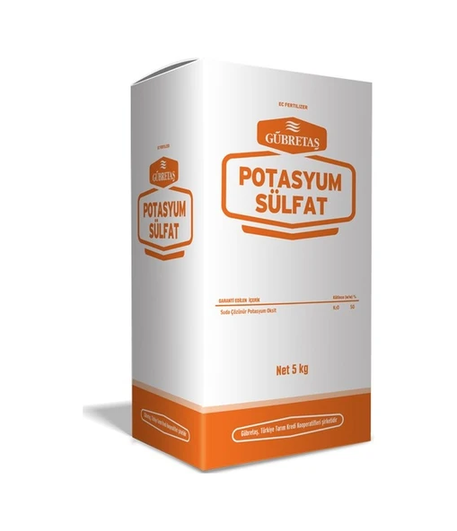 Gübretaş Potasyum Sülfat (5 KG) Ürün HolograMLı Paket ürün görseli 1