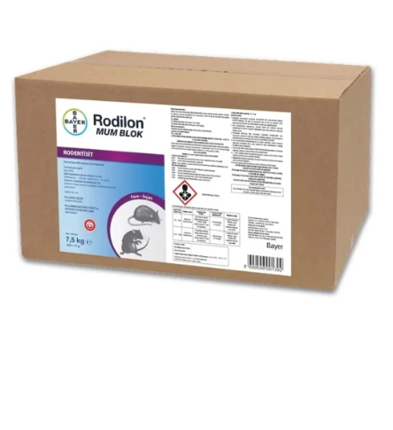 Bayer Rodilon Mum Blok Fare Zehiri 7500 G ürün görseli 1
