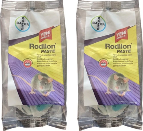 Bayer Rodilon Paste Fare Zehiri 2 x 100 G - Resim 2