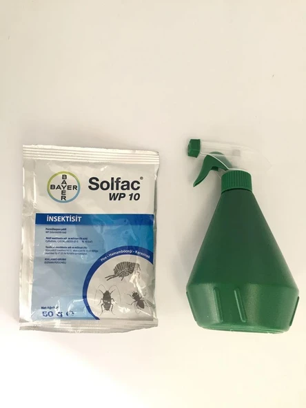 Bayer Solfac WP 10 Genel Haşere 50 G + Pompası 500 ML ürün görseli 1