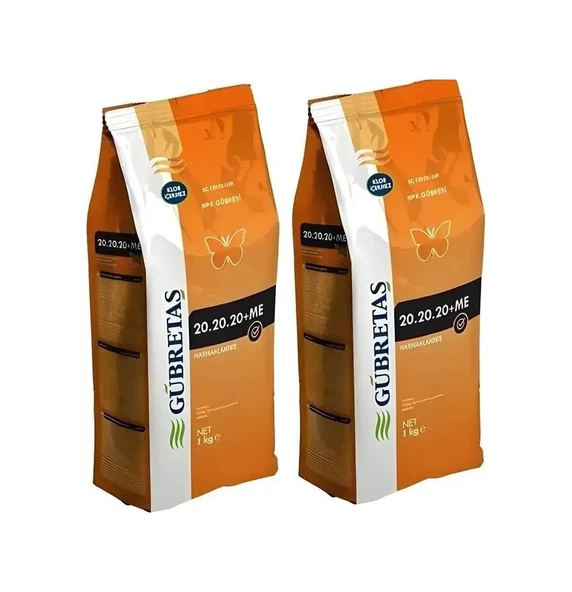Gübretaş 20.20.20 Toz Gübre 1 Kg 2 Adet 2 Kg ürün görseli 1