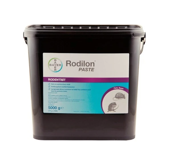 Bayer Rodilon Pasta Fare Zehiri 5 KG - Resim 2