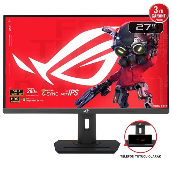 ASUS 27" FAST IPS ROG STRIX XG279CNS 1MS 380HZ HDMI-DP Gaming Monitör (1920 X 1080) ürün görseli 1