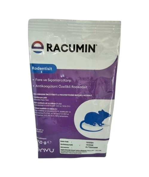 Racumin Fare Ve Sıçanlara Karşı Etkili Buğday 250 G ürün görseli 1