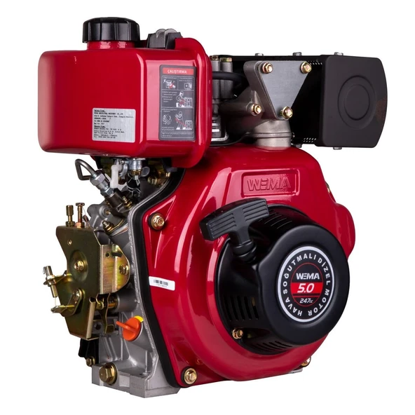 WEIMA WM173F 5.5 HP Dizel Motor İpli Çapa Tip Frezeli ürün görseli 1