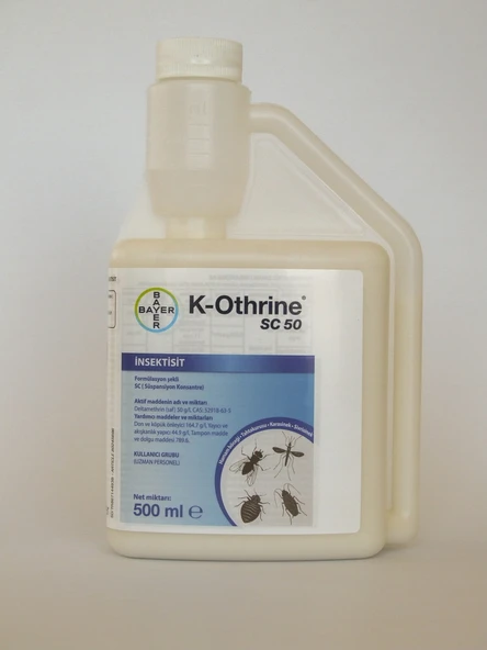 Bayer K-Othrine SC 50 Genel Haşere 500 ML - Resim 2