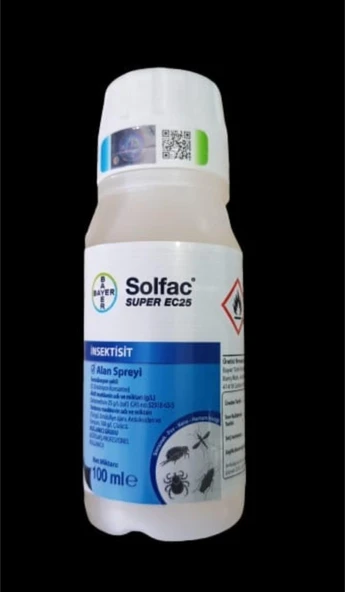 Bayer Solfac Super Ec25 Kene Pire Sivrisinek Öldürücü Ilaç ürün görseli 1