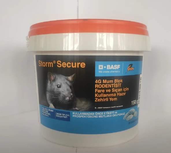 Firba Basf Storm Secure Fare Ve Sıçan İçin Hazı Zehirli Yem 150 g ürün görseli 1