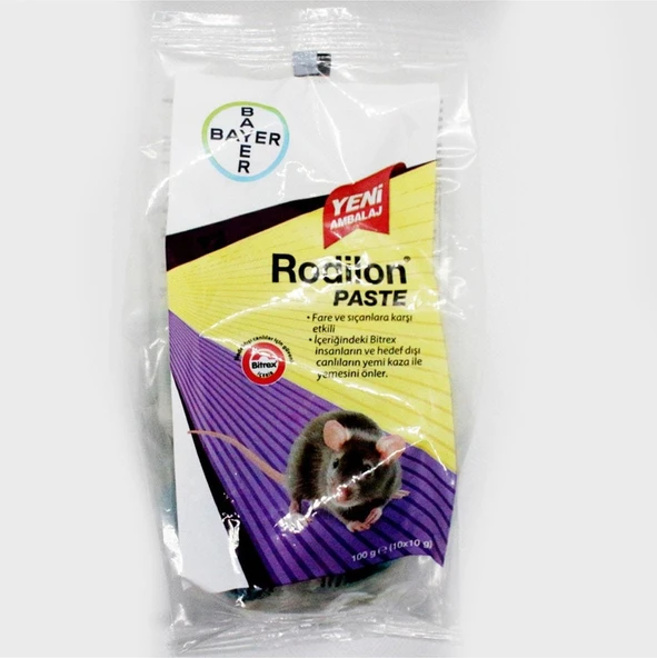 Bayer Rodilon Fare Pastası 100gr 10x10 ürün görseli 1