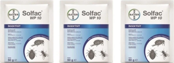 Bayer Solfac Wp-10 50 Gr ( 3 Lü Paket) ürün görseli 1