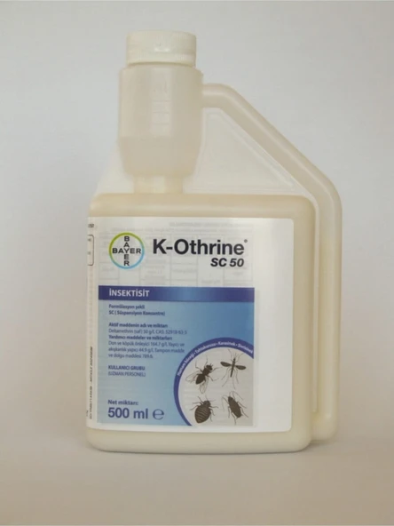 Bayer K-Othrine Sc 50 500 Ml Genel Haşere Ilacı ürün görseli 1