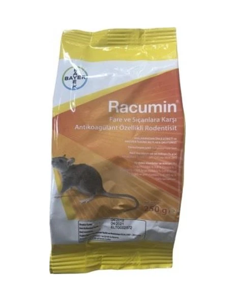 Bayer Racumin Fare Zehiri 250gr Fare Yemi Buğday ürün görseli 1