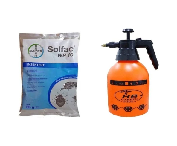 Pire - Kene - Bit - Genel Haşere Ilacı 50 Gr Solfac Wp 10 ve 2 Beyaz ürün görseli 1