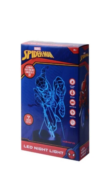 Disney Marvel Spiderman Örümcek Adam Gece Lambası - Resim 4